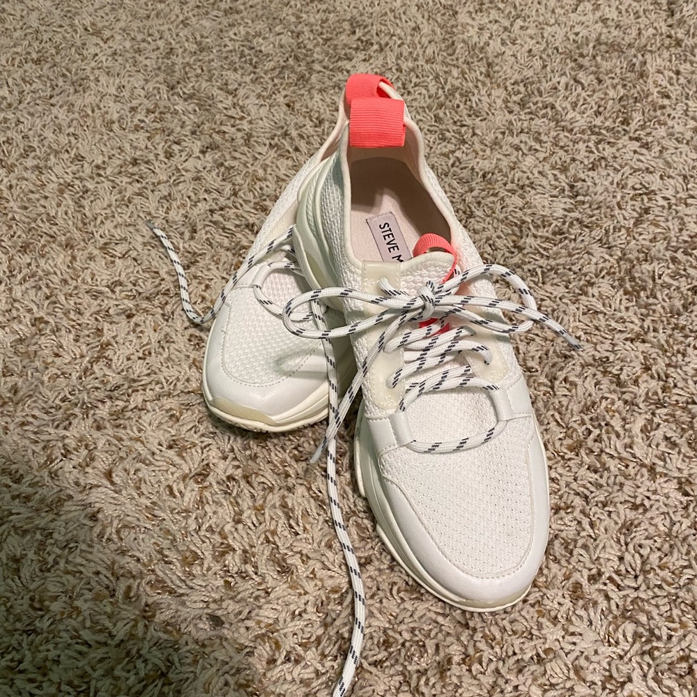 White Steve Madden Sneakers